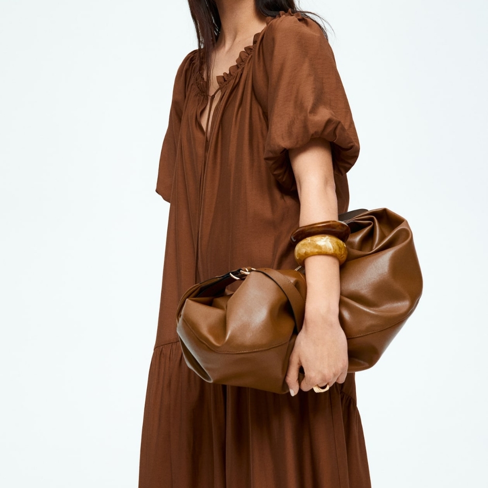 H&M Brown Maxi Dress